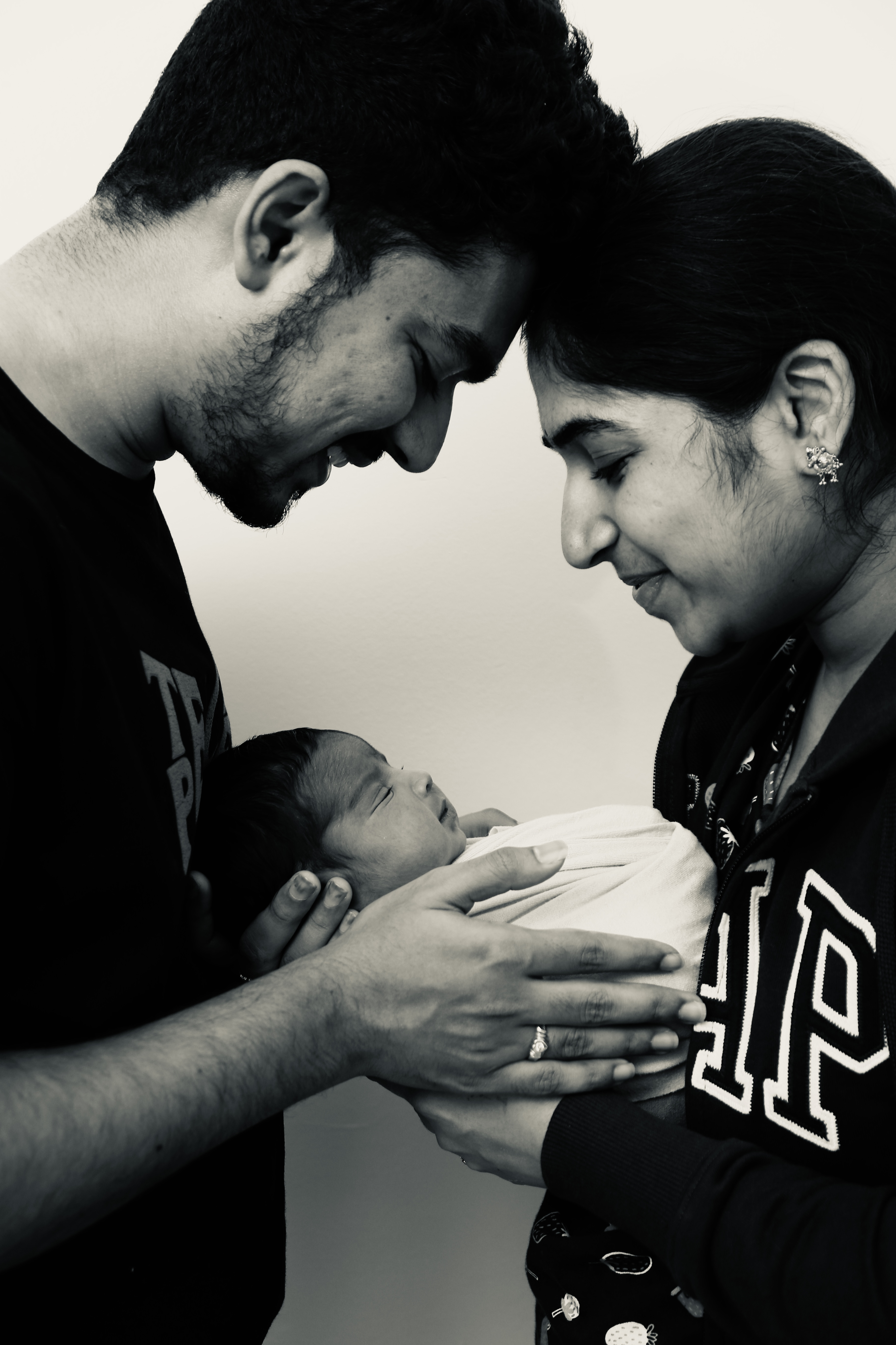 Vidya, Teja and baby